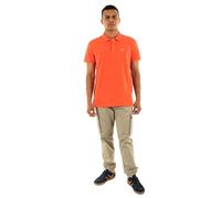Tommy Jeans Tjm Slim Placket Polo Ext Dm0Dm20676, Polo a Maniche Corte, Uomo, Arancione (Bright Vermillion), S