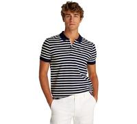 Tommy Jeans Tjm Slim Placket Polo Ext Dm0Dm20676, Polo a Maniche Corte, Uomo, Blu (Dark Night Navy/Ecru), XXL Plus