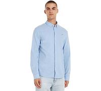 Tommy Jeans Tjm Slim Stretch Oxford Shirt Dm0dm09594, Camicia Uomo, Blu (Perfume Blue), 3XL