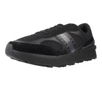 Tommy Jeans Runner Tecnico Uomo Tjm Ess Em0em01537 Basso Top, Black, 43 EU