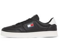 Tommy Jeans Uomo Sneakers con Suola Preformata The Greenwich New in Pelle, Nero (Black), 43