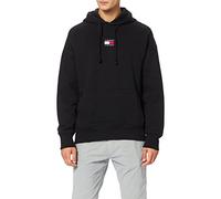 Tommy Hilfiger Felpa con cappuccio da uomo Tjm Tommy Badge Nero M