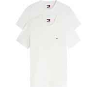 Tommy Jeans Tjm Xslim 2pack Jersey Tee Ext Dm0dm20687, Maglietta a Maniche Corte Uomo, Multicolore (Ecru/Ecru), XL (Pacco da 2)
