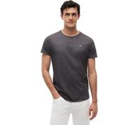 Tommy Jeans TJM XSLIM JASPE C NECK EXT, S/S Knit Tops Uomo, Nero (Black), M