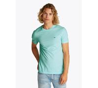 Tommy Jeans Tjm XSLIM Jaspe Tee Ext DM0DM20363 Maglietta a Maniche Corte, Verde (Spring Mint Htr), L Uomo