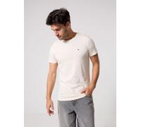 Tommy Jeans - Tjm Xslim Jersey Tee Bianco - Abbigliamento M Bianco