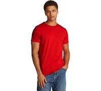 Tommy Jeans Tjm Xslim Jersey Tee Dm0dm04411, Maglietta a Maniche Corte Uomo, Rosso (Red Hot), XS