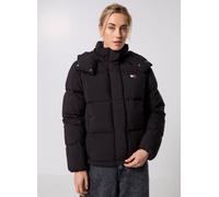Tommy Jeans Donna Piumino Alaska Grid Down con Cappuccio, Nero (Black), M