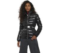 Tommy Jeans Giacca invernale nero / bianco, Taglia S