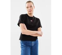 Tommy Jeans - Tjw Bxy Badge Tee Ex Nero - Abbigliamento M Nero
