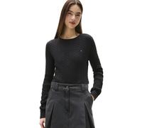 Tommy Jeans TJW Cable Essential W - maglione - donna M Black woman