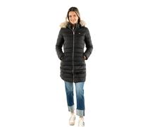 Tommy Jeans Tjw Essential Hooded Down Coat Dw0dw18864, Coat Donna, Nero (Black), M