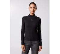 Tommy Jeans - Tjw Essential Mock N DW0DW19830 Nero - Abbigliamento M Nero