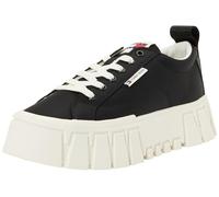 Tommy Jeans Tjw Flatform Chunky Sneaker En0en03036, Basso Top Donna, Black (Black), 37 EU