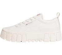 Tommy Jeans Tjw Flatform Chunky Sneaker En0en03036, Basso Top Donna, White (Ivory), 38 EU