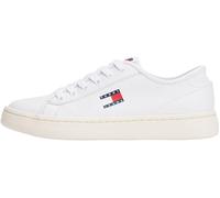 Tommy Jeans Tjw Lightweight Court Sneaker En0En02875, Basso Top, Donna, Bianco (White), 37 EU