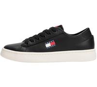 Tommy Jeans Tjw Lightweight Court Sneaker En0En02875, Basso Top, Donna, Nero (Black), 40 EU