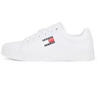 Tommy Jeans Tjw Logo Outsole Sneaker Ess En0En02703, Basso Top, Donna, Bianco (White), 39 EU