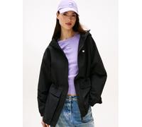 Tommy Jeans - TJW MIDI HOODED WIND Nero - Abbigliamento M Nero