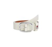Tommy Jeans Tjw Oval 3.0 Aw0Aw15836 Cintura Fissa, Beige (Newsprint), 90 Donna