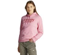 Tommy Jeans TJW Reg Essential - felpa con cappuccio - donna L Pink woman Recycled Cotton,Recycled Polyester