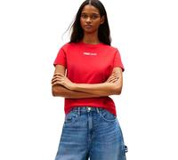 Tommy Jeans Tjw Reg Essential Logo 2 Tee Ext Dw0dw21842 Maglietta S/S Donna (Pacco da 1)