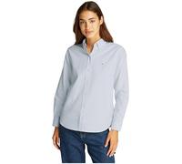 Tommy Jeans Tjw Reg Oxford Shirt Dw0Dw19890, Camicia a Maniche Lunghe, Donna, Blu (Sweet Blue/White Stripe), L