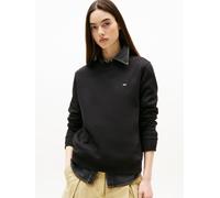Tommy Jeans - Tjw Reg S Flag Crew DW0DW19959 Nero - Abbigliamento XS Nero