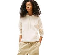 Tommy Jeans Tjw Reg S Flag Hoodie Dw0Dw19958, Felpa con Cappuccio, Donna, Beige (Desert Sand Dune), M