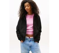 Tommy Jeans - TJW REG S FLAG ZIP T Nero - Abbigliamento M Nero