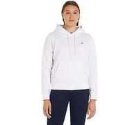 Tommy Hilfiger Felpa Donna TJW Regular con Cappuccio, Bianco (White), 3XL