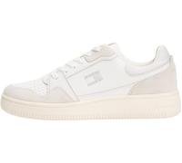 Tommy Jeans Tjw Retro Basket Sneaker En0En02818, Basso Top Donna, White (Ecru/Stratus Grey), 38 EU