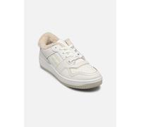 Tommy Jeans Donna Sneakers Court Retro Basket Foderate, Bianco (Ecru), 37