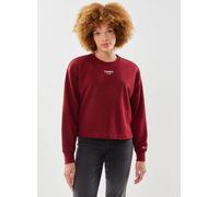 Tommy Jeans - Tjw Rlx Crp Ess Logo Crew Rosso - Abbigliamento L Rosso