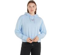 Tommy Jeans TJW RLX Essential LOGO1 Hood Ext DW0DW17322 Felpe con Cappuccio, Blu (Breezy Blue), S Donna