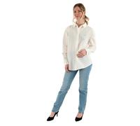 Tommy Jeans Tjw RLX Linen Shirt Dw0Dw20292, Camicia a Maniche Lunghe, Donna, Bianco (Ecru), M