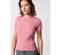 Tommy Jeans - Tjw Slim Essential R Rosa - Abbigliamento - Taglia L L Rosa