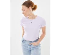 Tommy Jeans - Tjw Slim Essential R Viola - Abbigliamento L Viola