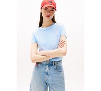 Tommy Jeans - TJW SLIM LINEAR SS T Blu - Abbigliamento XL Blu