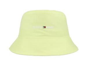 Tommy Jeans TJW Sport Bucket Hat AW0AW14597 Cappelli, Verde (Light Citrus), OS Donna