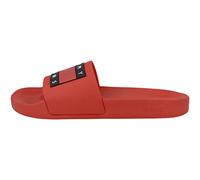 Tommy Jeans Uomo Scarpe da Mare Pool Slide Ciabatte, Rosso (Deep Crimson), 41