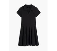 Tommy Jeans Tommy Jeans Vestito mini polo a coste svasato small Nero