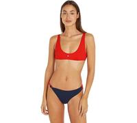 Tommy Jeans Top Bikini Bralette Donna senza Ferretto, Rosso (Hot Heat), S