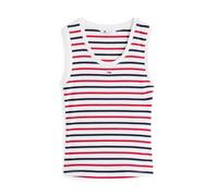Tommy Jeans Top 'Essential' blu notte / rosso scuro / bianco Donna Tommy Jeans L blu notte / rosso scuro / bianco