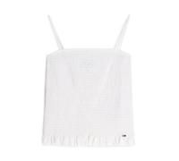 Tommy Jeans Tjw Slim Smock Strappy Top Dw0dw23117 Altre T-Shirt, Bianco (Bianco Antico), M Donna