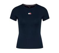 Tommy Jeans - TShirt Cotelé Stretch - - Tops - Donna - Blu - L