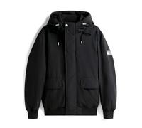 Tommy Jeans Uomo Bomber City Ready con Cappuccio, Nero (Black), M