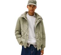 Tommy Jeans Uomo Bomber City Ready con Cappuccio, Verde (Utility Sage), S