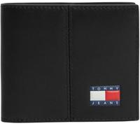 Tommy Jeans Tjm Heritage Leather CC & Coin Am0am14282, Portafoglio Bifold Uomo, Black (Black), One Size