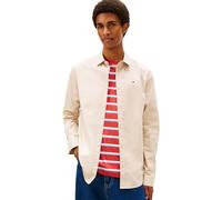 Tommy Jeans Tjm Original Stretch Shirt Dm0dm04405, Camicia a Maniche Lunghe Uomo, Beige (Gulf Sand), S
